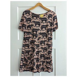 Size 2 Mauve Zola Bear Shift Dress